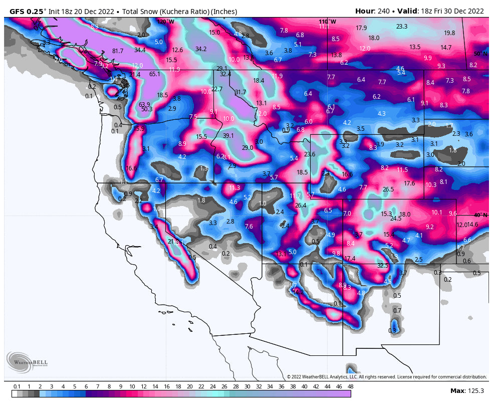Holiday Forecast - Promising End to 2022 For The West