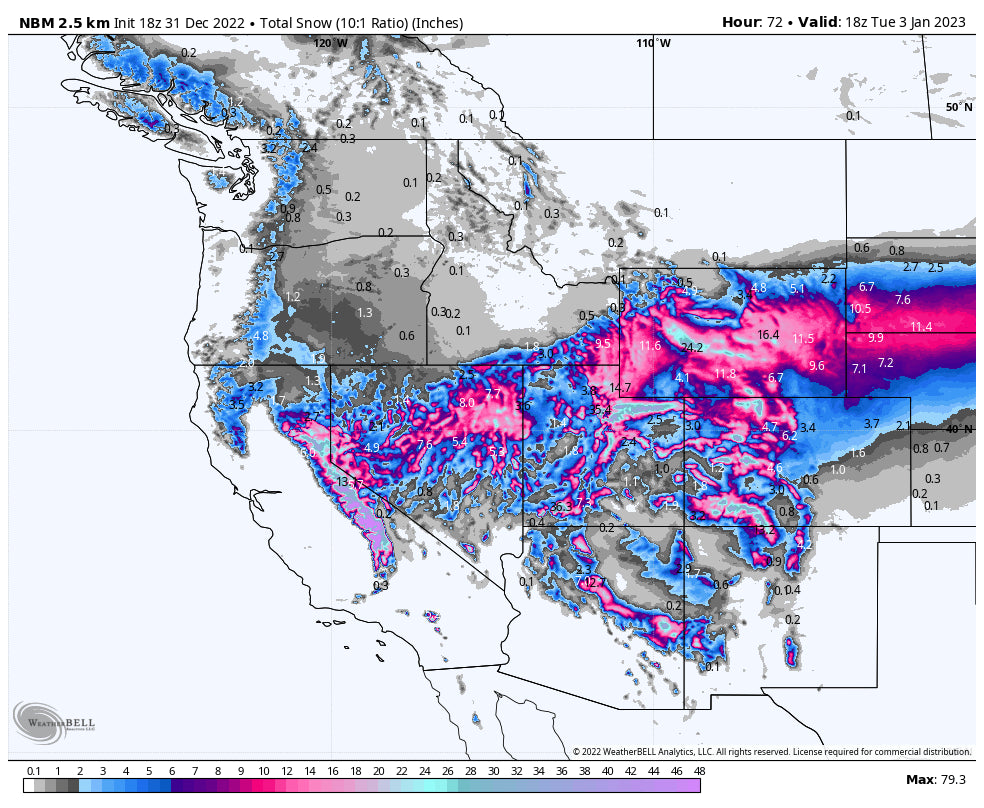 SNORKEL ALERT: Deep Week Ahead for California, Utah, and Colorado
