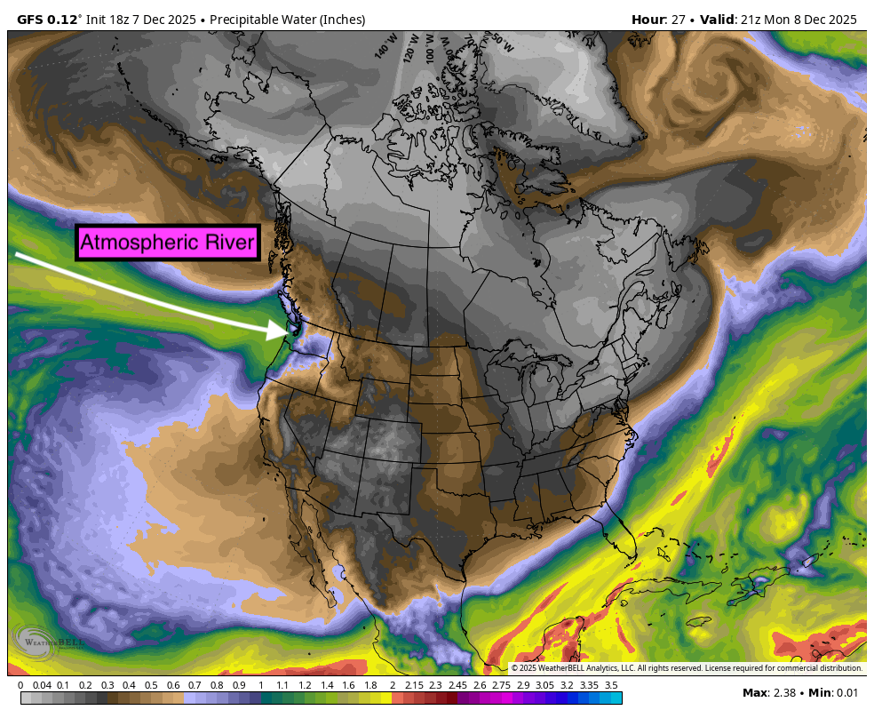 7-10 Day Powder Forecast- Gloomy Outlook For the West. Some Options.