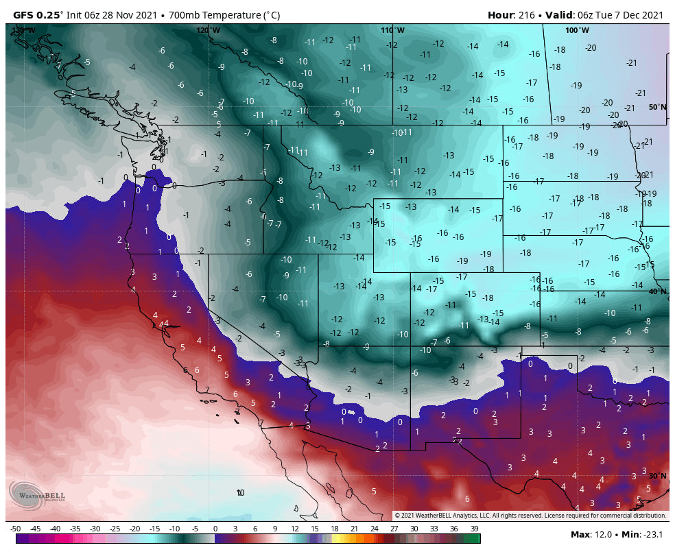 UPDATED 7-10 POWDER FORECAST