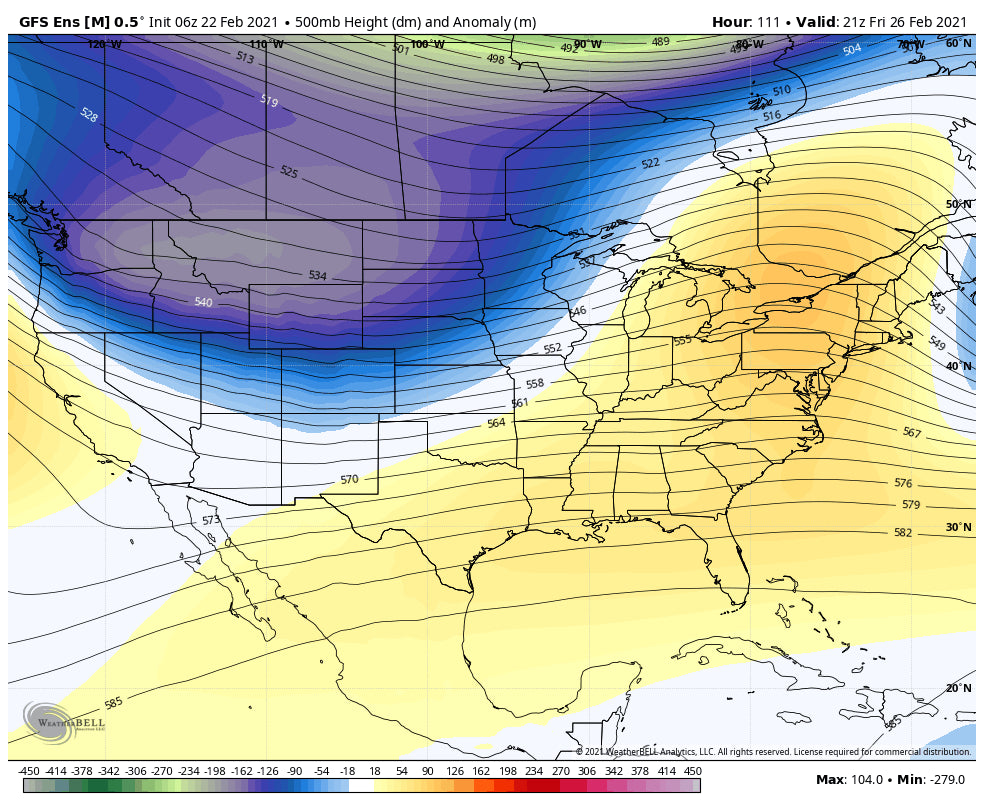 7 Day Powder Forecast- Deeper and colder late week.
