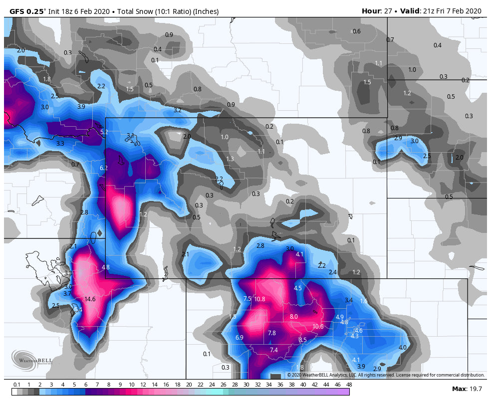 EPIC ALERT CONTINUES FOR THE ROCKIES!  POWDER WATCH FOR THE CASCADES.  ITS GETTING DEEPER!