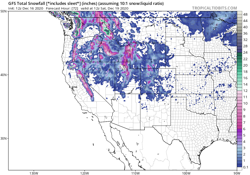 DEEP POWDER IS FALLING ON THE LEFT AND RIGHT! DOUBLE DIGITS WILL BE LIKLEY IN MANY AREAS TO CHASE THIS WEEK.