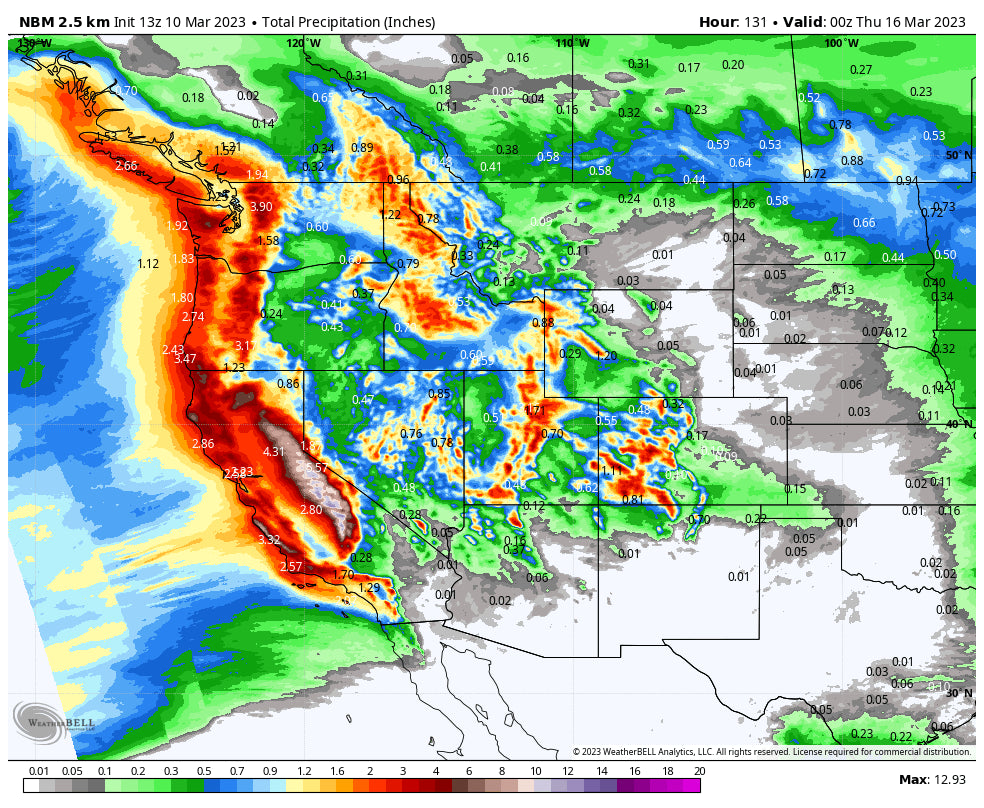 Firehose Is Open! Cream Alert With Lower Density Snow In A Few Spots.
