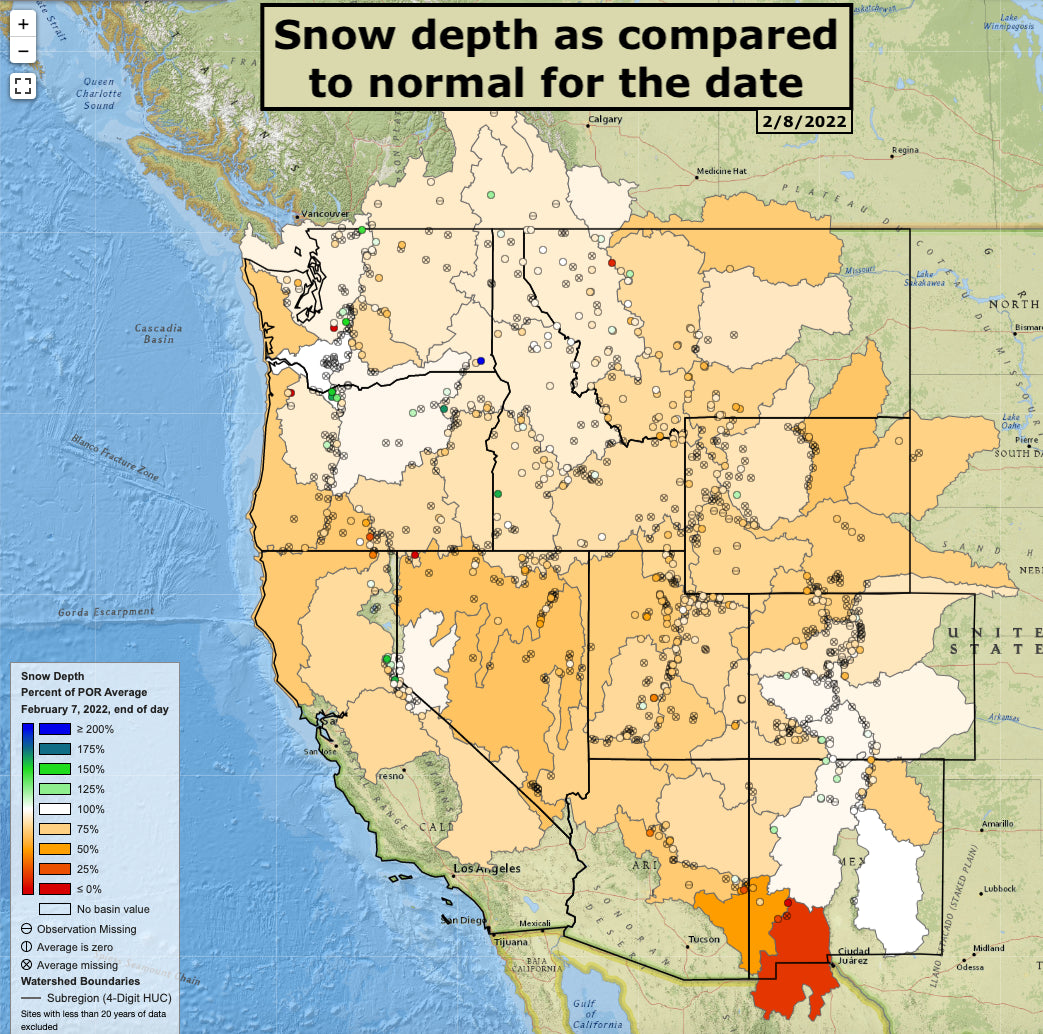 Mountain forecast: A look at how snowless it's been for many and looking ahead to more dry times and one glimmer of hope to watch