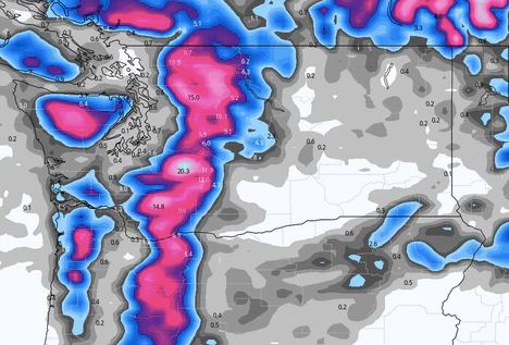PNW, Canada Pow - Warm to Cold with Leftovers Aimed at the Northern Rockies