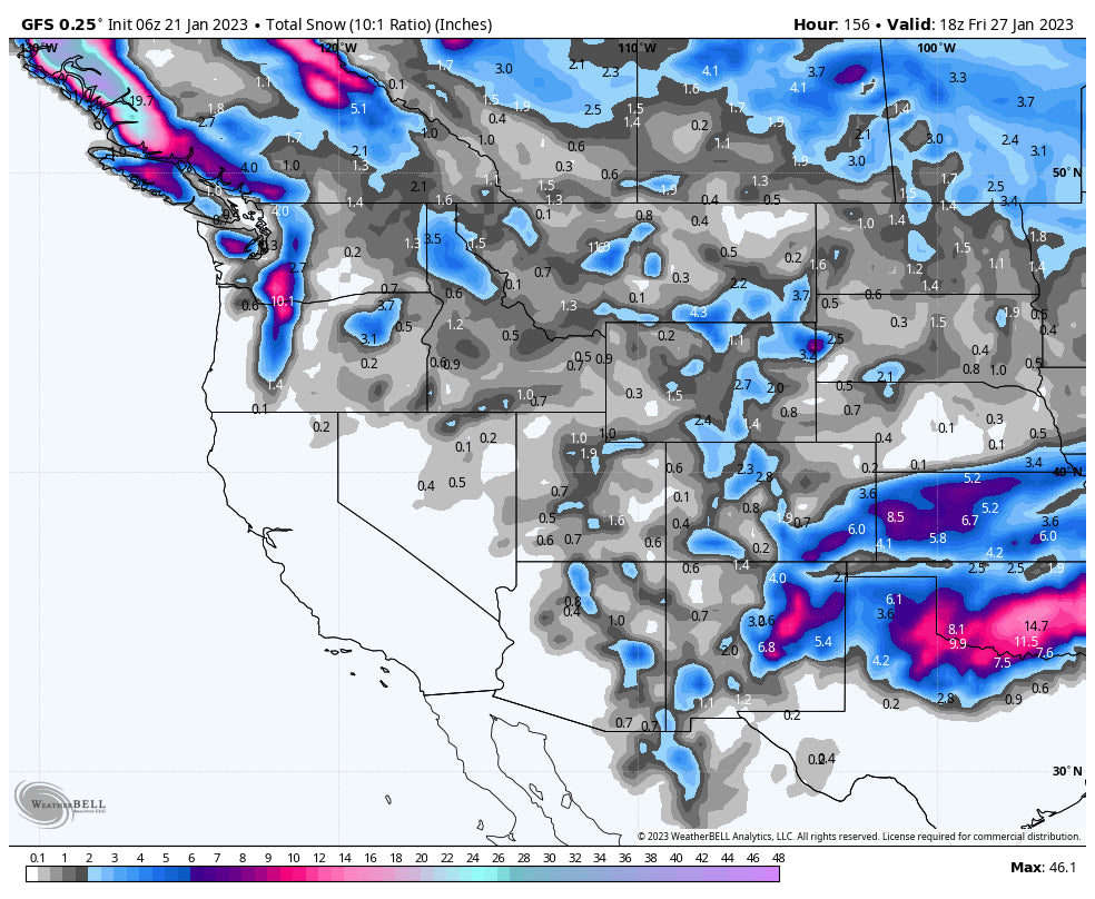 7-10 DAY POW FORECAST- SOME HOPE IN THE LONGER RANGE FOR THE WEST. NEW ENGLAND SCORES THIS WEEK.
