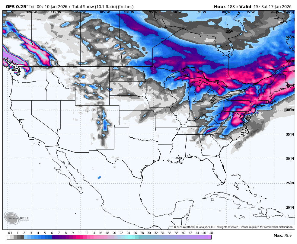 7-10 Powder Outlook-West or East?