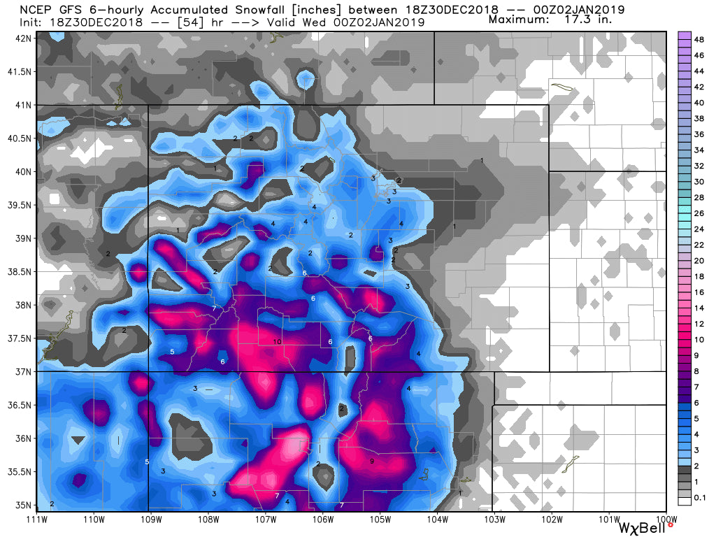 UPDATE POWDER TOTALS FOR NEXT FEW DAYS.