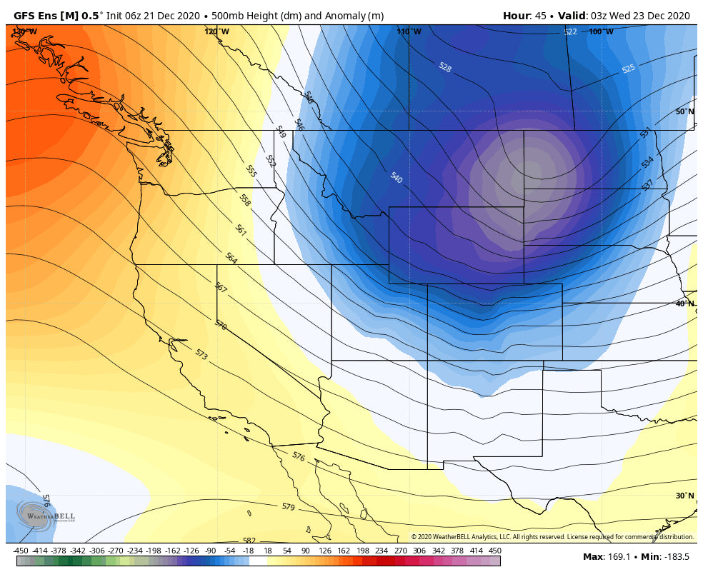 Powder Alert- CA, OR, WA. Wildcards for UT and CO
