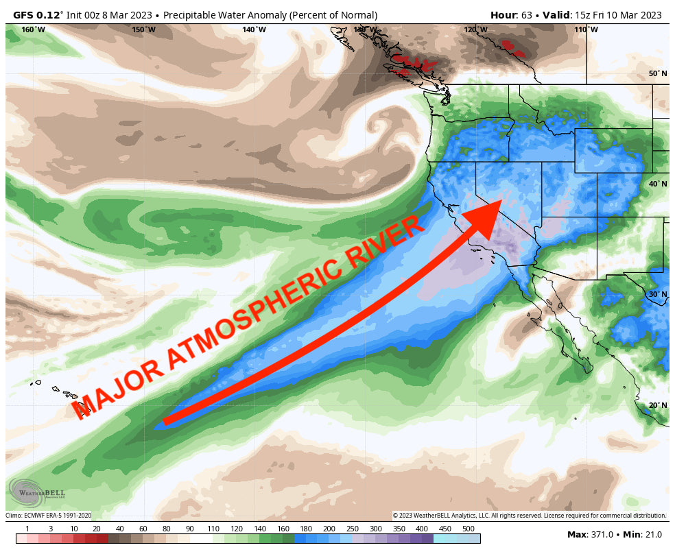 Warm, Wet Week Ahead