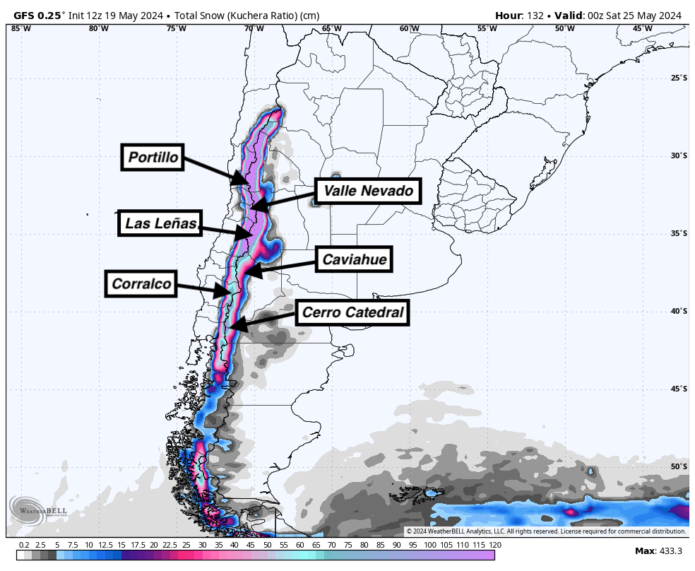 EPIC ALERT: Massive Storm For South America - 5+ Feet Likely
