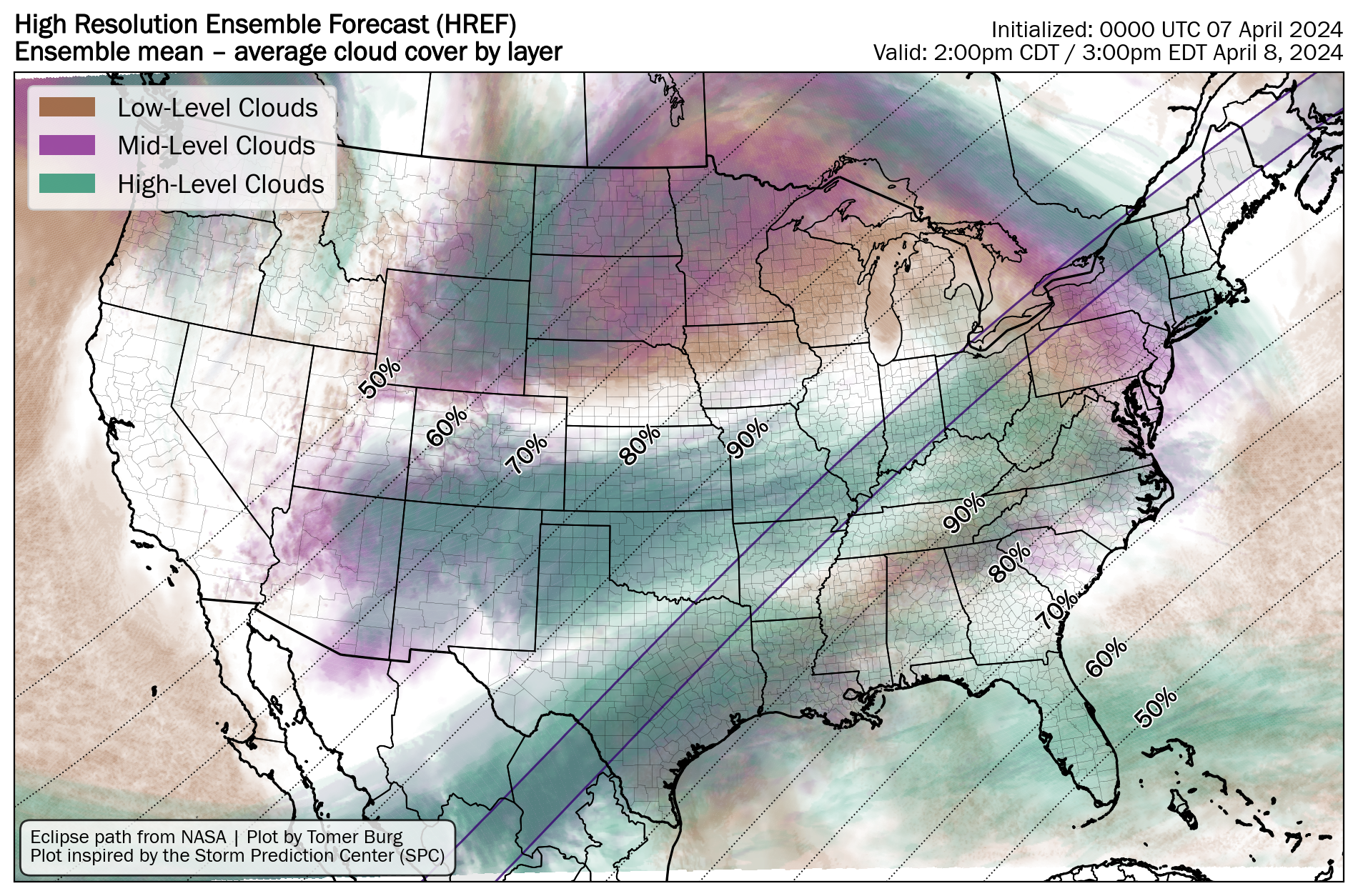 Eclipse Forecast: Where to Ski In Totality On Monday