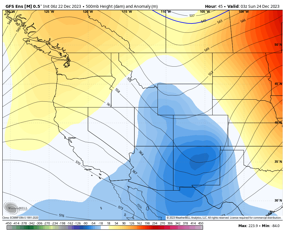 Powder Alert Colorado-NM-AK-New Years Week Could Be Active In The Extended