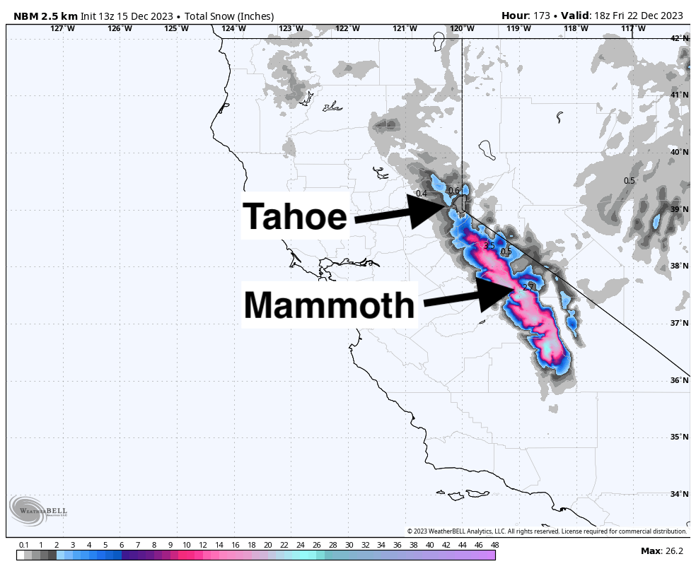 Powder Alert: California Storm This Week... Utah, Colorado, NM In For a Treat Next Weekend