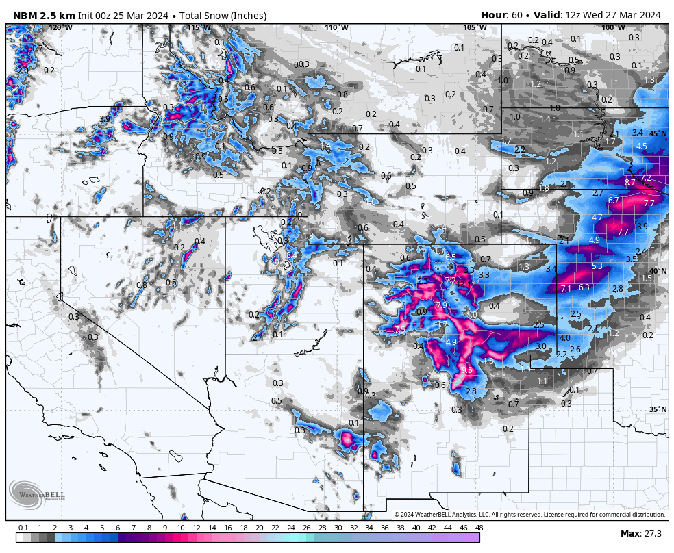 POWDER ALERT - Utah, Colorado, Wyoming Score Tonight and Tomorrow, More This Week
