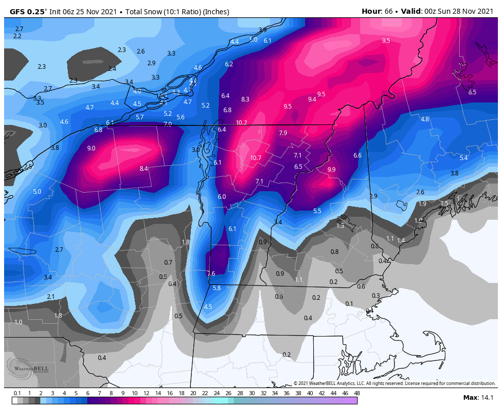 POWDER ALERT NORTHERN NEW ENGLAND 8-12 INCHES OF FRESHIES