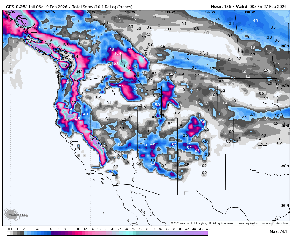 Epic Alert- The Snow Train Continues.