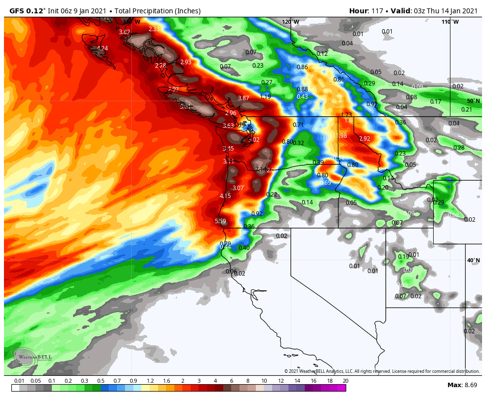 When will winter roar back into the Rockies? Atmospheric River headed to the PNW and Canada next week.