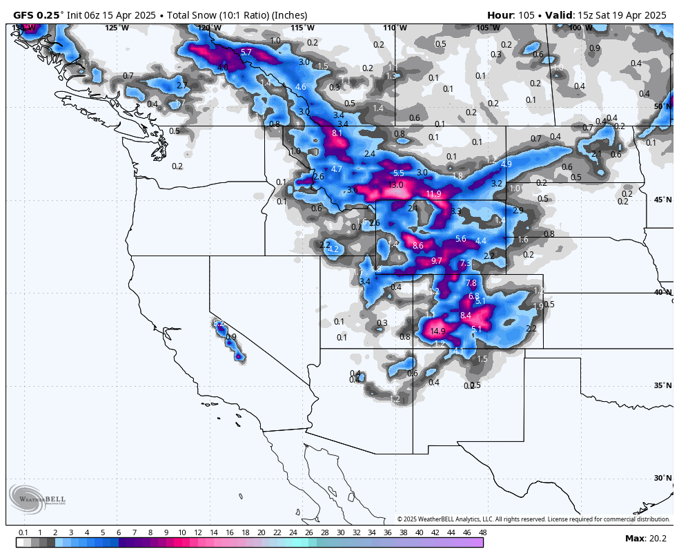 Powder Alert-Rockies- Final Post 24-25 Season.