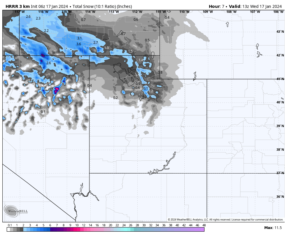 Powder Alert- Northern Rockies- PNW (Isolated regions). 12-18 inches of new snow possible
