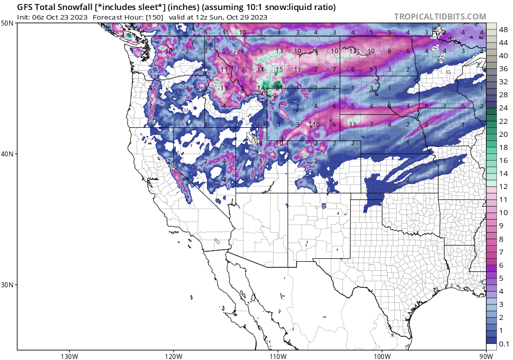 EPIC ALERT! 12-25 inches of Fresh Powder For The West