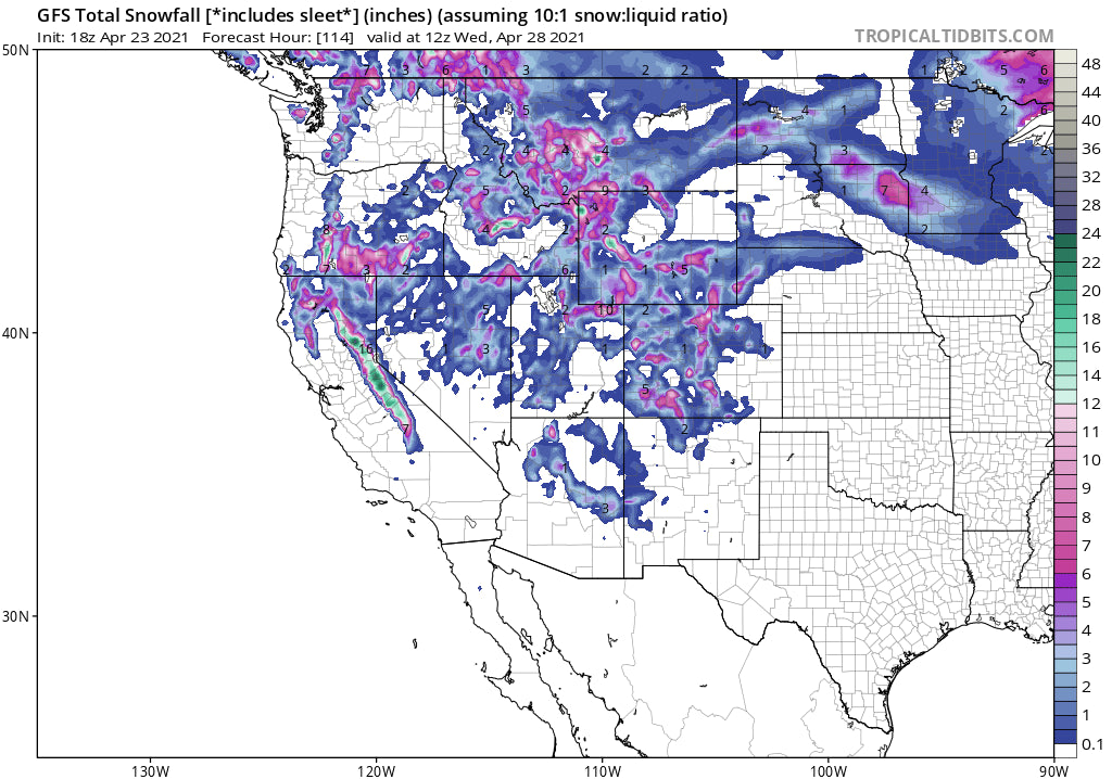 POWDER ALERT 1-2 FEET SIERA AND ROCKIES- The New Final Post!