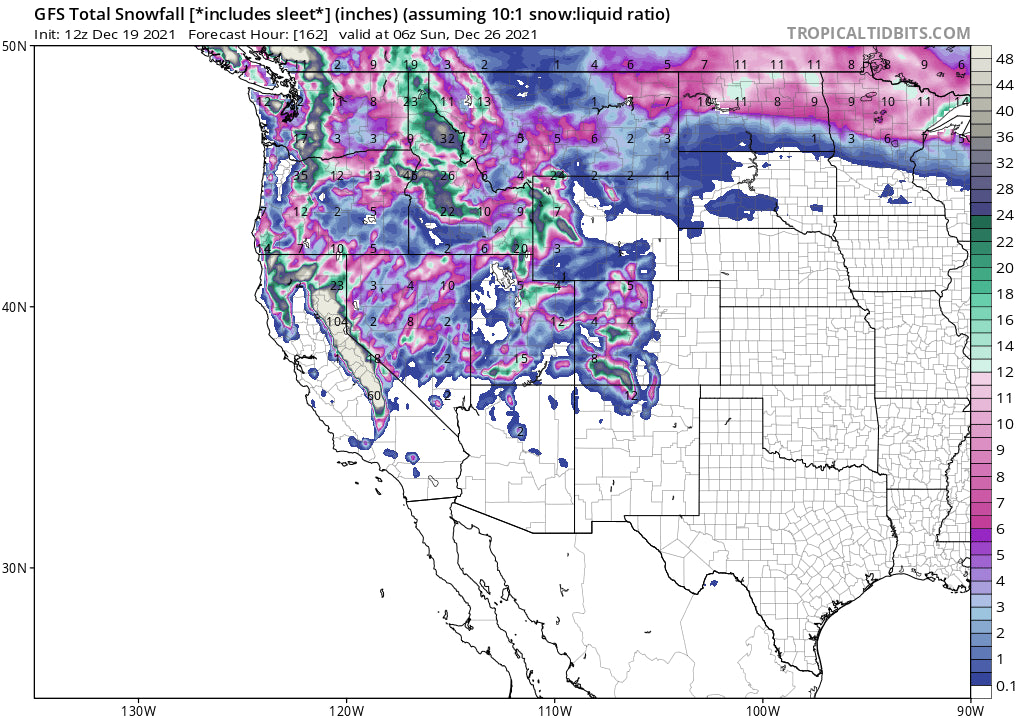DEEP SNOW TO RETURN TO THE WEST
