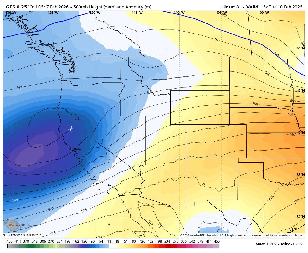 7-14 Day West Forecast. Is Winter Just Beginning?