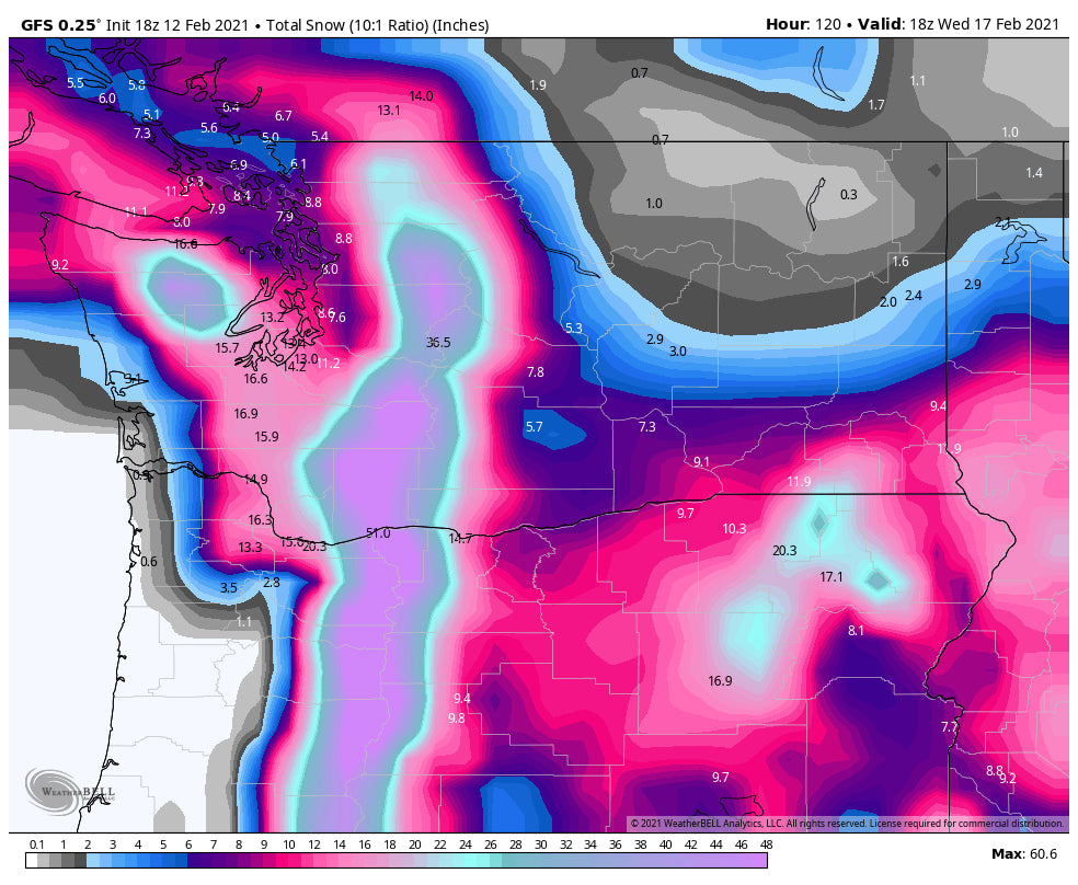DEEP SNOW UPDATE- FRIDAY-SUNDAY CHASES
