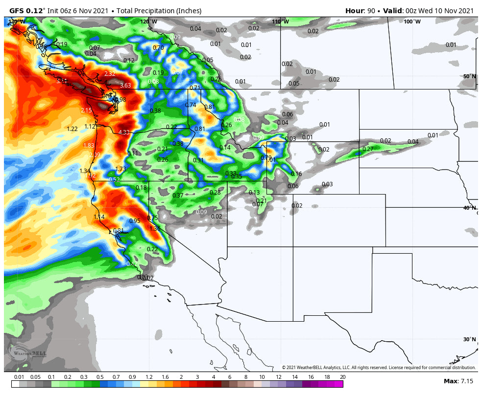 2- STORMS FOR THE WEST IMPACTING THE CASCADES,BC, SIERRA AND NORTHERN ROCKIES