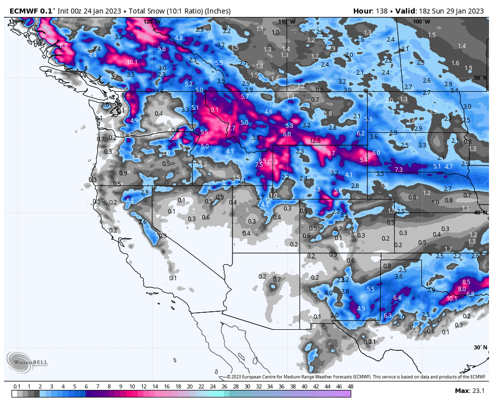 POWDER ALERT: California, Utah, and Colorado to Get the Goods This Week