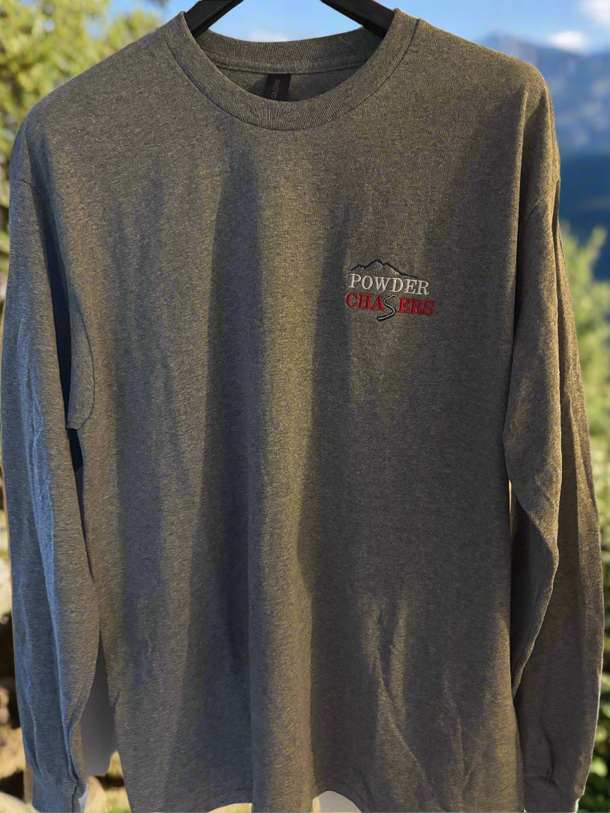 NEW MERCH Powderchasers Long Sleeve T-Shirt (L and XL Only)