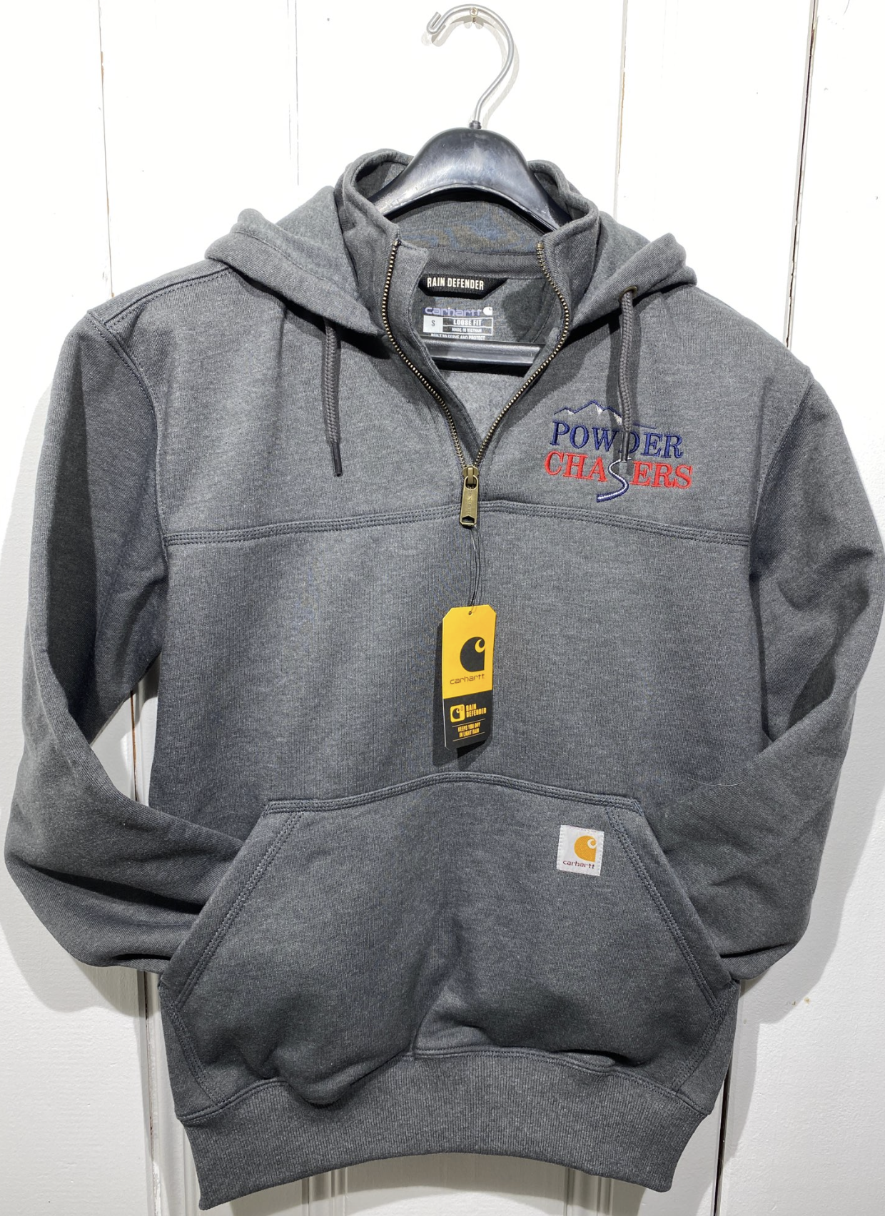 POWDERCHASERS + Carhartt Rain Defender Hooded Sweatshirt