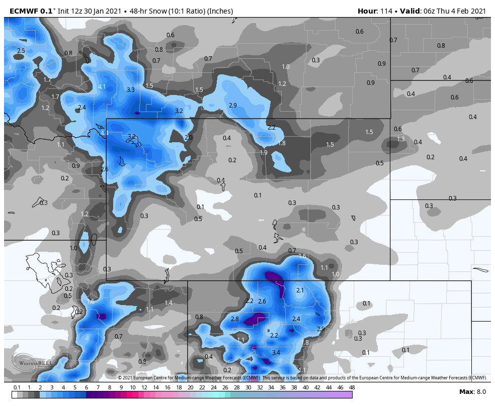 Where to chase powder in the next 7 days. Snow returns to the PNW, Rockies, and Sierra