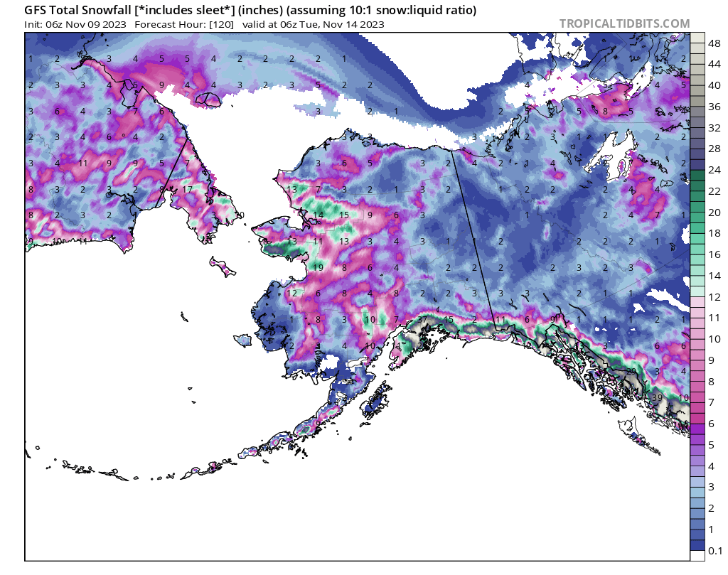 EPIC ALERT AK-30-65 inches in 12-18 hours! Powder Alert Cascades/BC this weekend