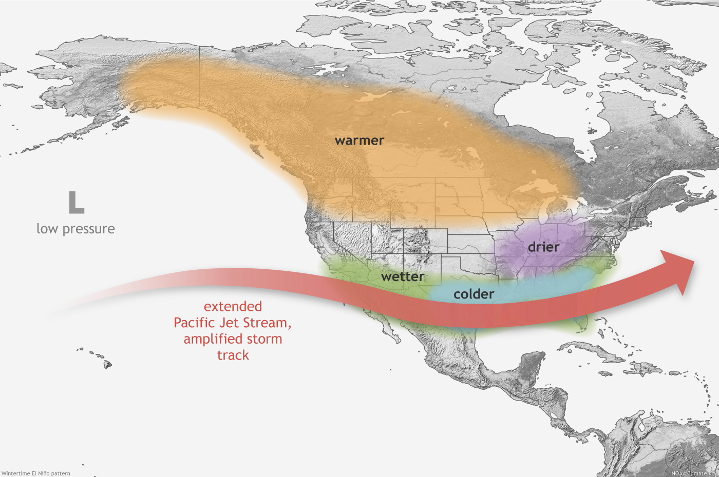 2023-24 El Niño Winter Forecast: A Southern Shift for Snowfall in North America