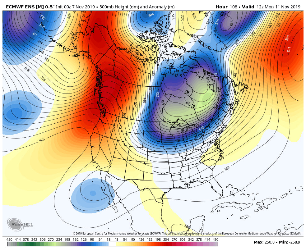 SNOW FOR NEW ENGLAND WITH 2 STORMS, WITH A RIDGE CONTINUING IN THE WEST SHORT TERM