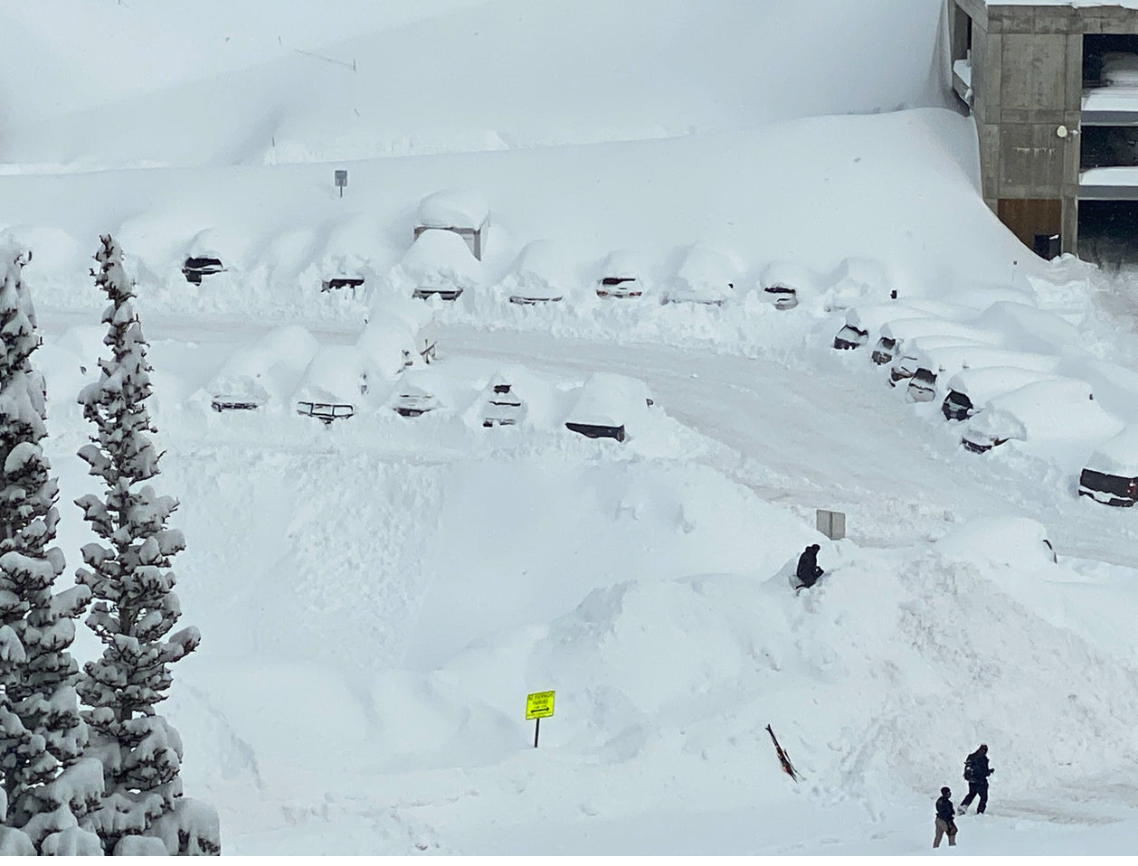 80 inches in 6 days! Another storm moves into the west Friday.
