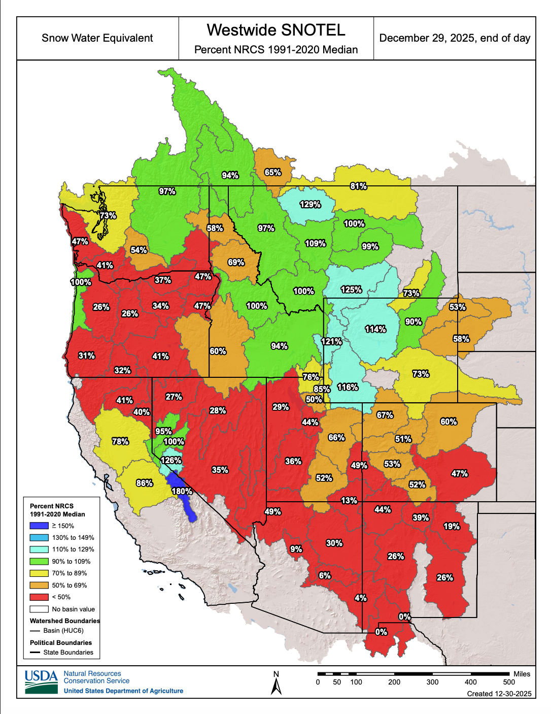US Snowpack Update: Where Do Things Stand Heading Into 2026?