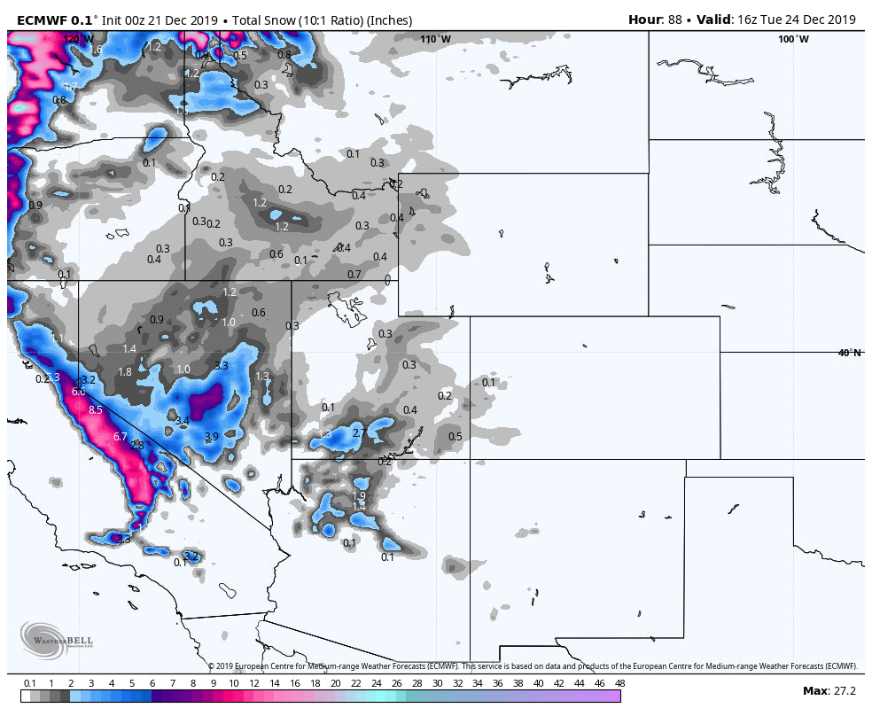 PNW/BC in the crush zone with the Sierra on tap for Sunday/Monday.