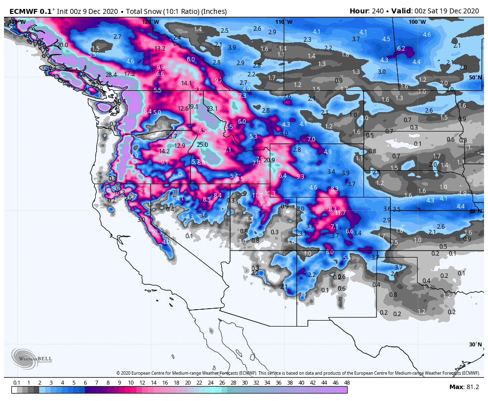 DEEP SNOW IS ON THE HORIZON AS OUR PATTERN SHIFTS BACK TO POWDER
