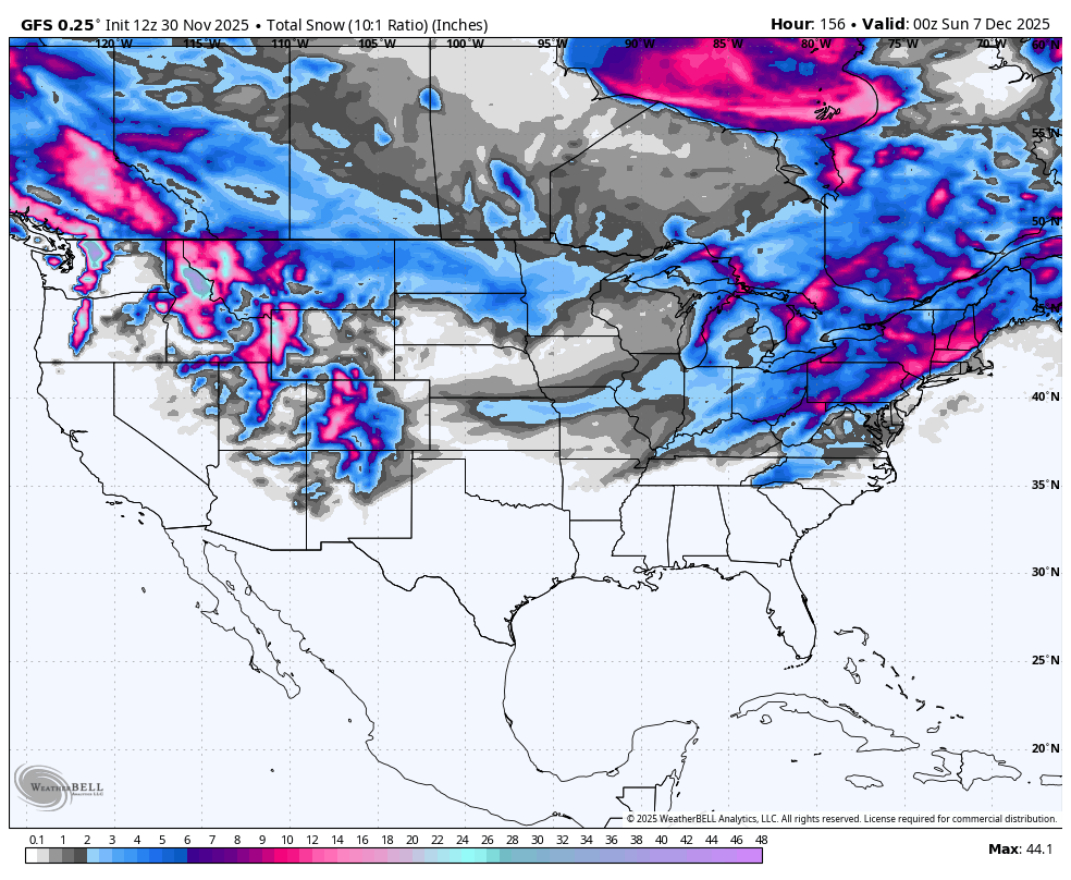 Powder Alert-Multiple Storms Will Stack Feet of Snow in the West!