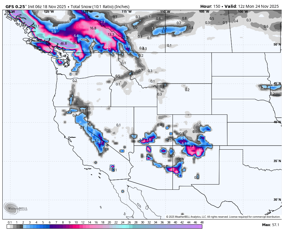 Storm Recap 12-28 Inches- Powder Alert 4 Corners-Thursday/Friday- AZ,CO, UT, NM