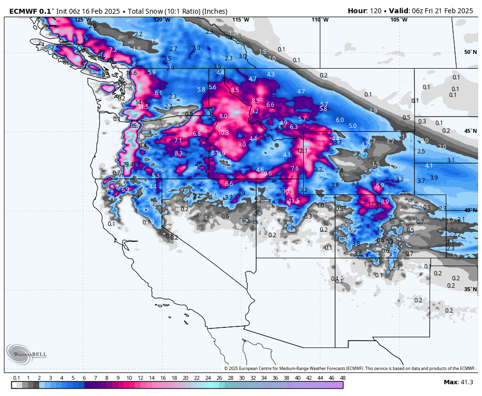 Powder Alert: Great Chase Opportunities fo the PNW, Idaho, and Rockies