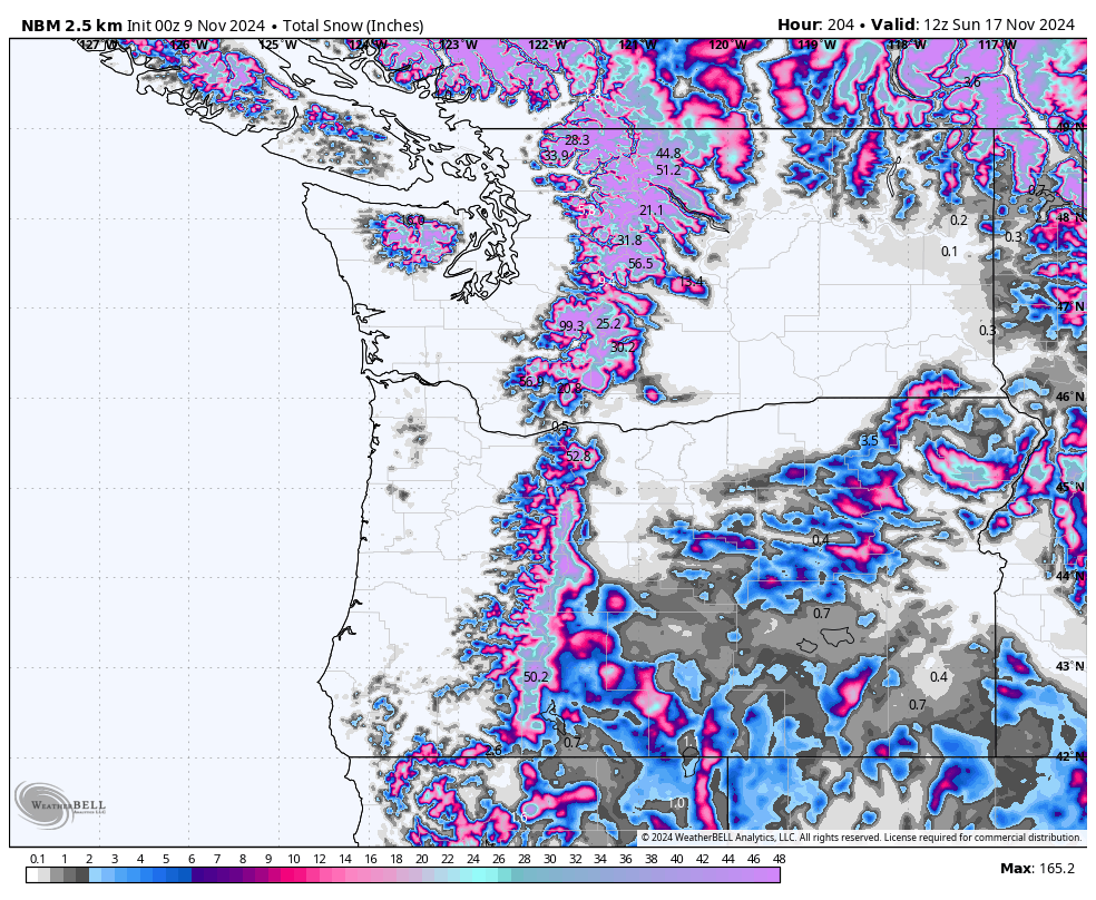 DOUBLE HEADER: Several Feet of Snow on Tap for PNW and Beyond