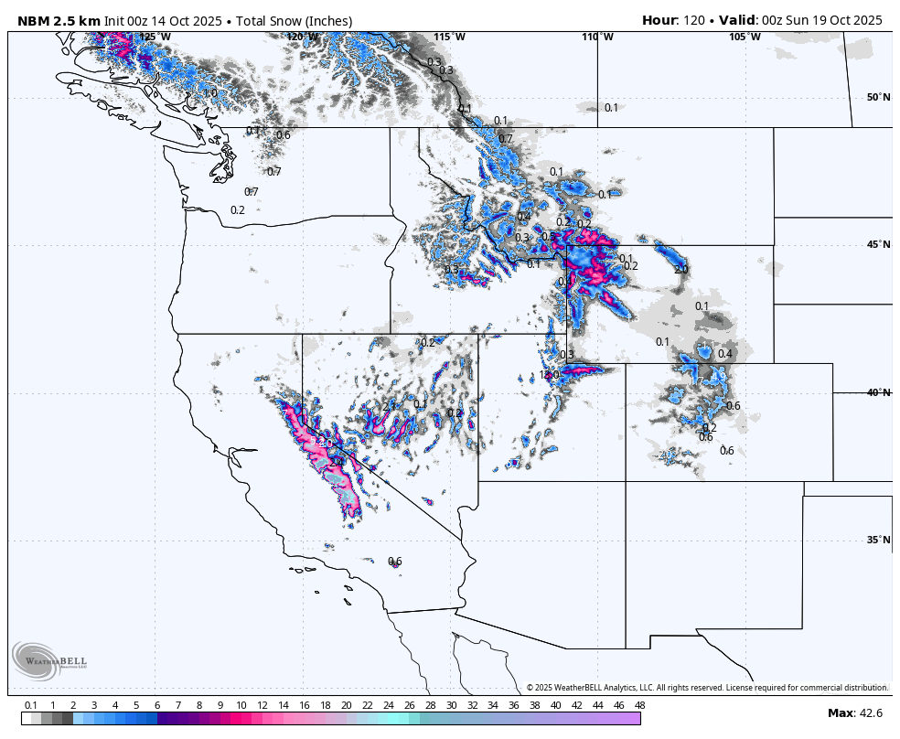 EPIC ALERT: CA, UT, Rockies Score This Week
