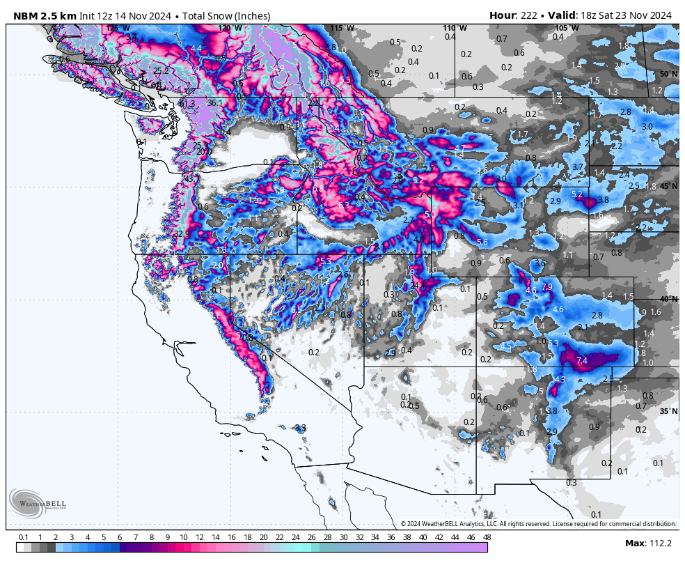 Powder Alert: Busy Week Ahead For the West