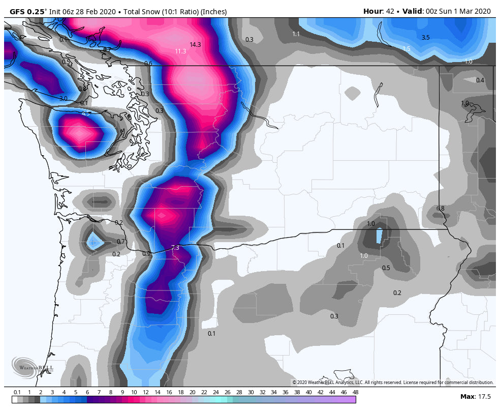 POWDER ALERT- NORTH CASCADES- ROCKIES AND SIERRA GET TEASERS.