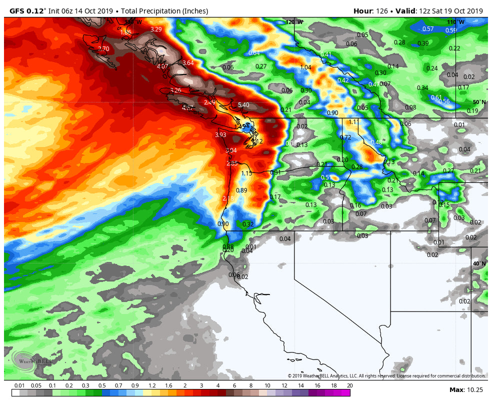 POWDER ALERT! 12-18 INCHES NORTH/CENTRAL ROCKIES, BC, ALBERTA NEXT WEE